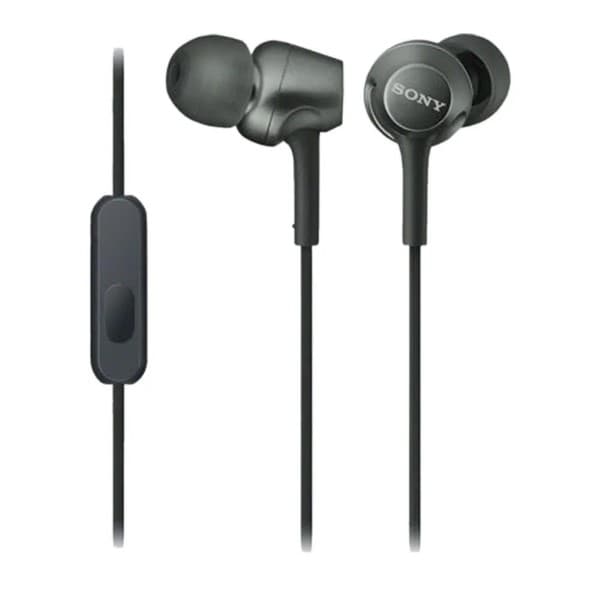Sony MDR-EX255AP Wired in Ear Headphone with Mic (Black) - 1