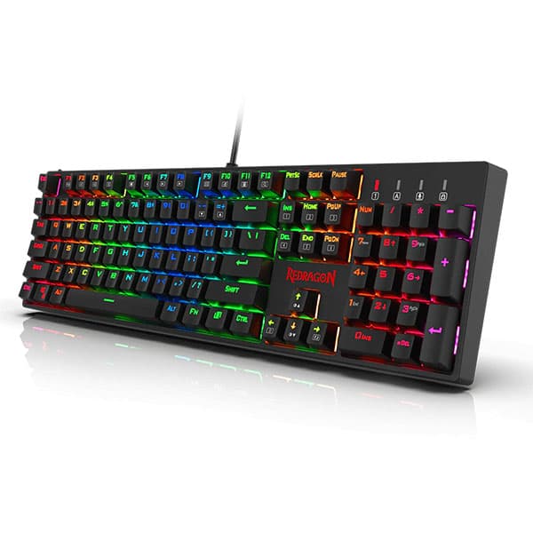 Redragon SU-RARA K582 RGB LED Backlit Mechanical Gaming Wired Keyboard - 4