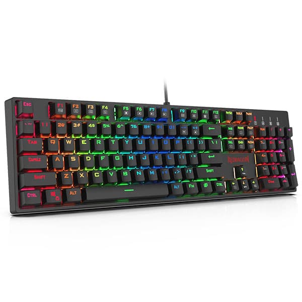 Redragon SU-RARA K582 RGB LED Backlit Mechanical Gaming Wired Keyboard - 1