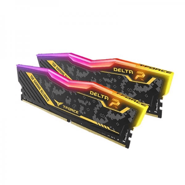 Teamgroup T-Force Delta TUF 16GB (8GBx2) RGB DDR4 3200Mhz Ram - 1