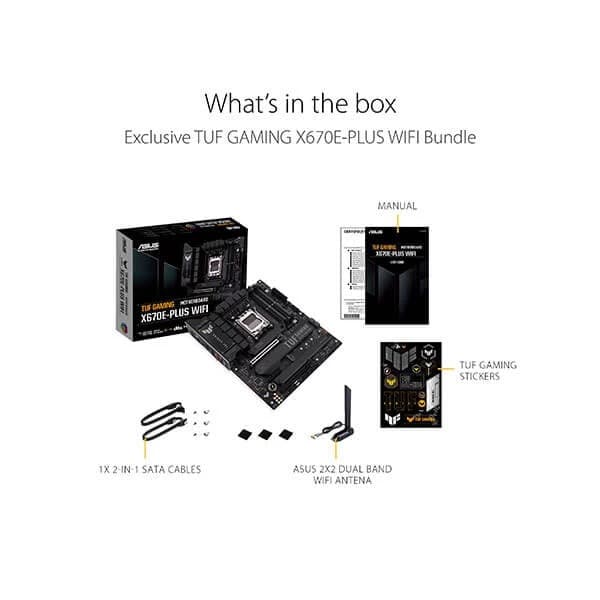 Asus Tuf Gaming X670e Plus Wifi Motherboard - 2