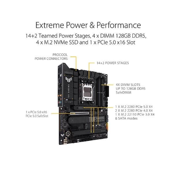 Asus Tuf Gaming X670e Plus Wifi Motherboard - 3