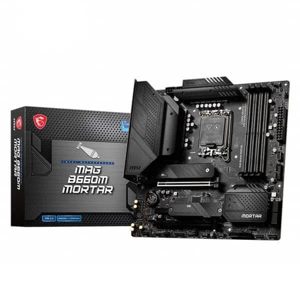 MSI MAG B660M Mortar DDR5 Intel Motherboard Supports Intel 12th , 13th & 14th Gen Processors - 1