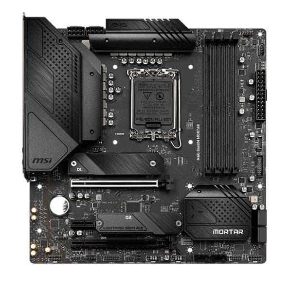 MSI MAG B660M Mortar DDR5 Intel Motherboard Supports Intel 12th , 13th & 14th Gen Processors - 2