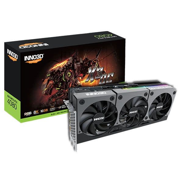 INNO3D GEFORCE RTX 4080 X3 OC 16GB Gaming graphics Card - 1