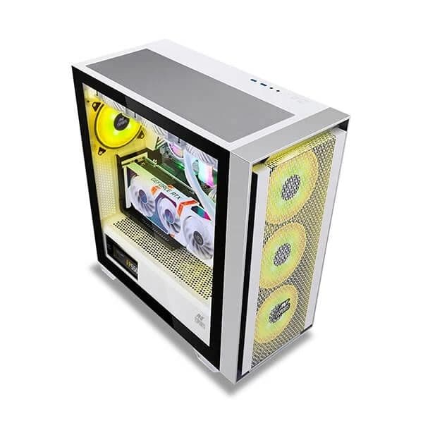 Ant Esports 690 Air ARGB (E-ATX) Cabinet - White - 2