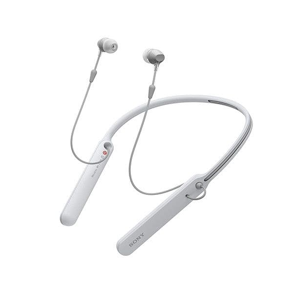 Sony WI-C400 Wireless in-Ear Neck Band Headphones Bluetooth Headset with mic (White) - 3