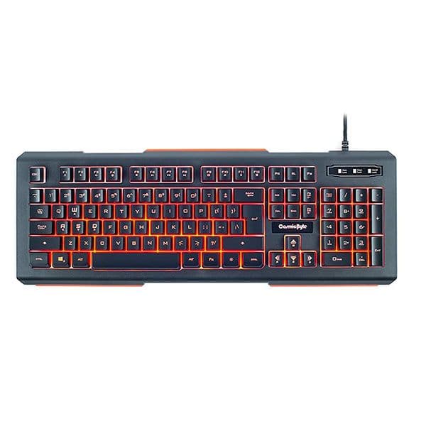Cosmic Byte CB-GK-10 Corona Wired Gaming Keyboard, Anti-Ghosting - Red LED - 1