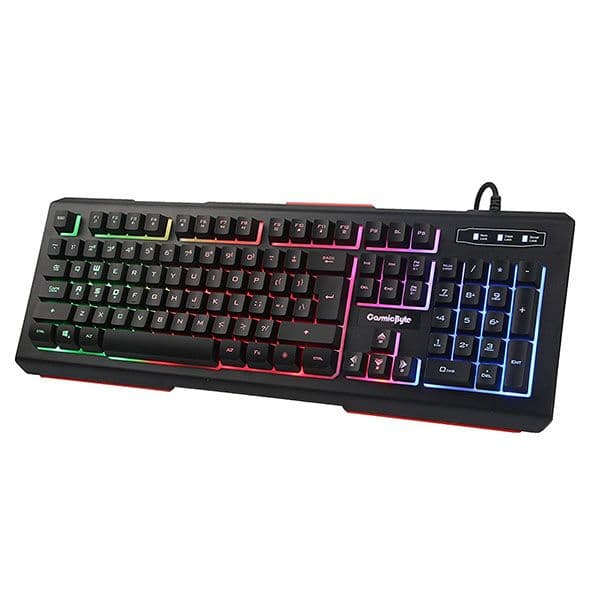 Cosmic Byte CB-GK-10 Corona Wired Gaming Keyboard, Anti-Ghosting - Red LED - 4