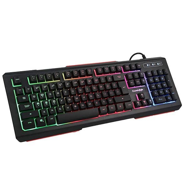 Cosmic Byte CB-GK-10 Corona Wired Gaming Keyboard, Anti-Ghosting - Red LED - 6