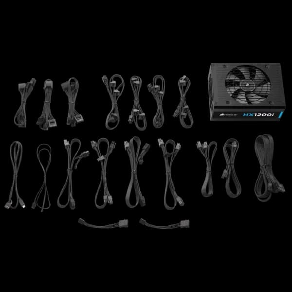 Corsair HX1200i 80 Plus Platinum SMPS - 9