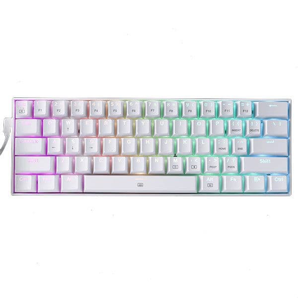 Redragon K630 Dragonborn 60% Wired RGB  Gaming Keyboard White - 4