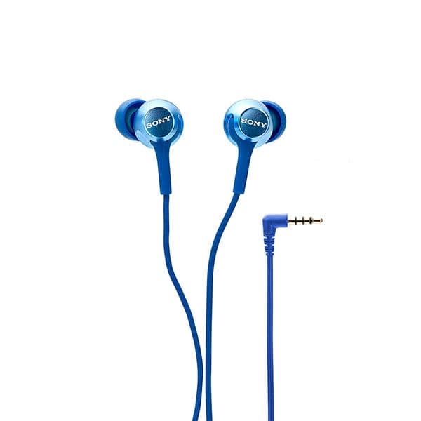 Sony MDR-EX255AP Wired in Ear Headphone with Mic (Blue) - 3