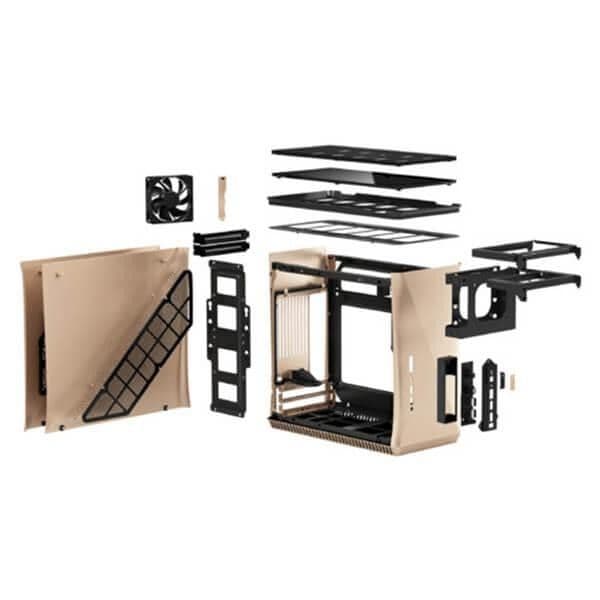 Fractal Design Era (M-ITX) Mini Tower Cabinet (Gold) - 7