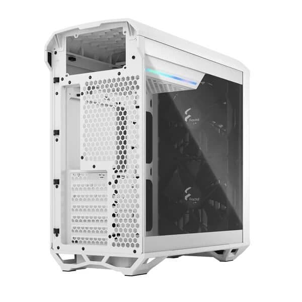 Fractal Design Torrent Compact TG Clear Tint RGB (E-ATX) Mid Tower Cabinet (White) - 6