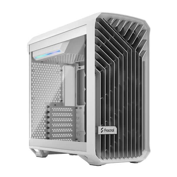 Fractal Design Torrent Compact TG Clear Tint RGB (E-ATX) Mid Tower Cabinet (White) - 1