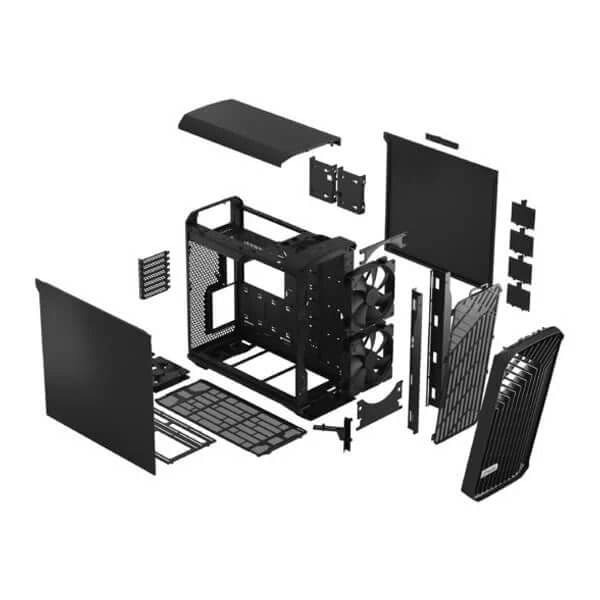 Fractal Design Torrent Solid (E-ATX) Mid Tower Cabinet (Black) - 7