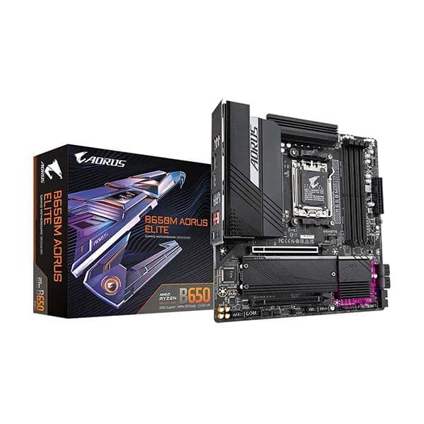 Gigabyte B650m Aorus Elite Am5 Micro Atx Motherboard (b650m Aorus Elite) - 1