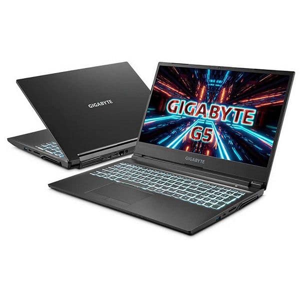 GIGABYTE G5 KD-52IN123SE Core i5 11th Gen (16 GB/512 GB SSD/Windows 11 Home/6 GB Graphics/NVIDIA GeForce RTX 3060/144 Hz) RC45KD Gaming Laptop  (15.6 Inch, Matte Black, 2.18 Kg, With MS Office) - 2
