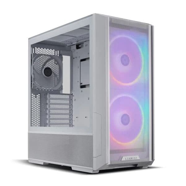 Lian Li Lancool 216 RGB (E-ATX) Mid Tower Cabinet With Tempered Glass Side Panel (White) - 1