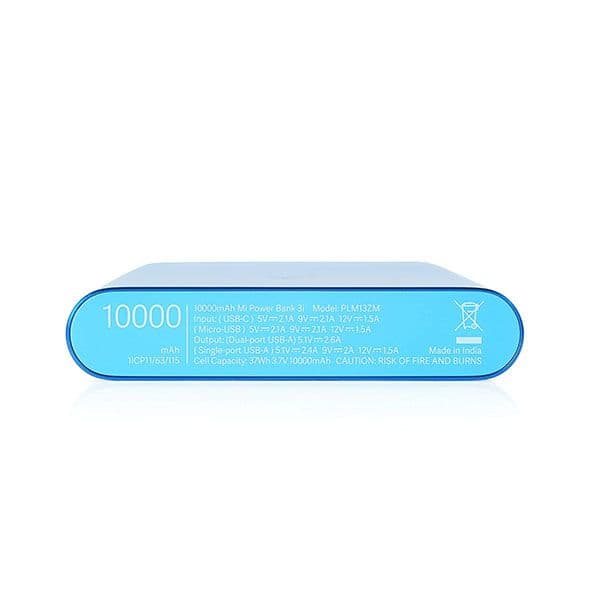 Mi 10000 mAh Power Bank, 3i - Blue - 2