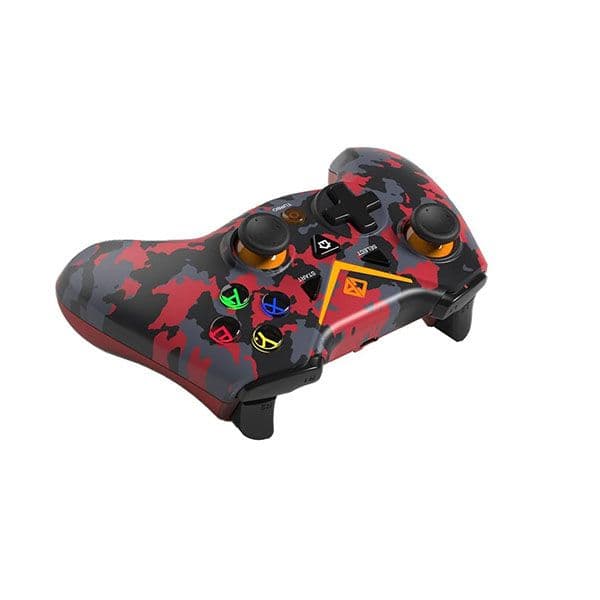 Cosmic Byte C3070W Nebula 2.4G Wireless Gamepad - Camo Red - 3
