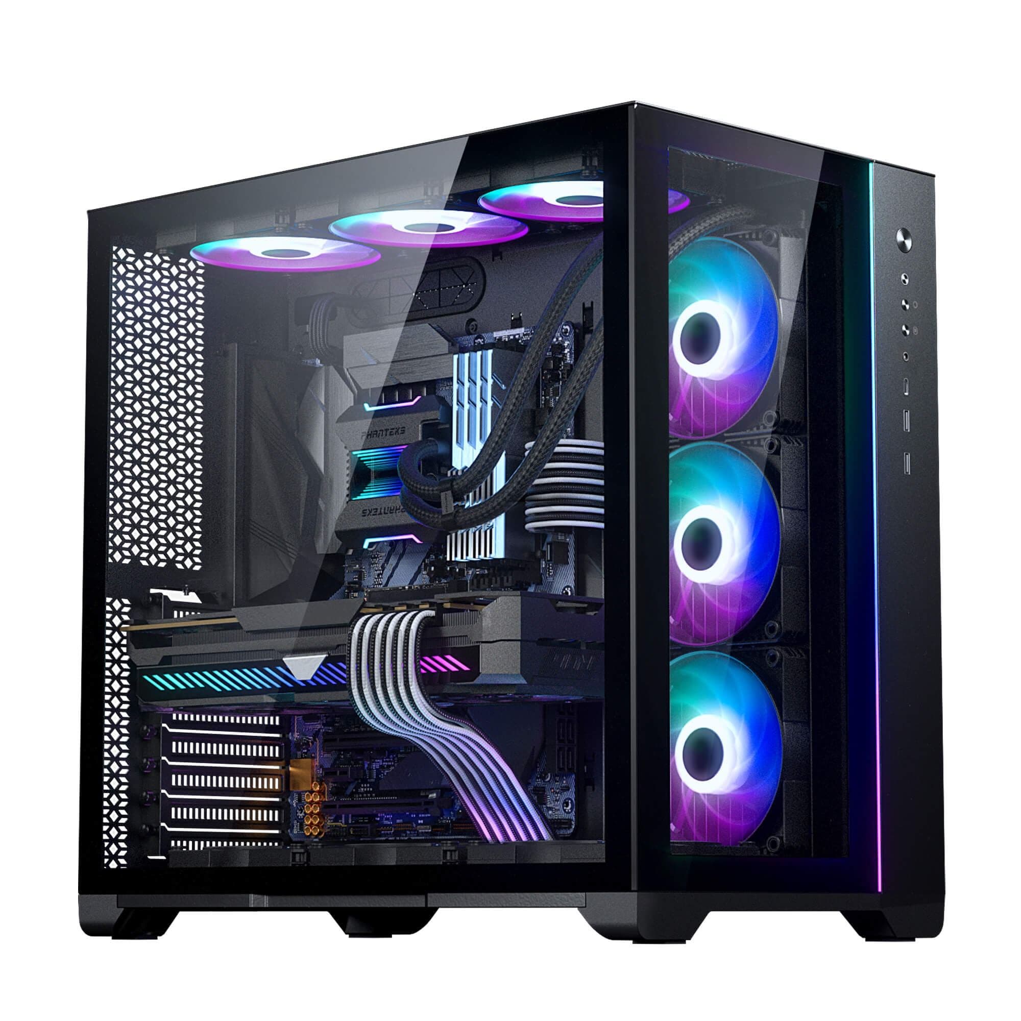 Phanteks Metallicgear Neo Qube 2 DRGB (E-ATX) Mid Tower Cabinet (White) - 1