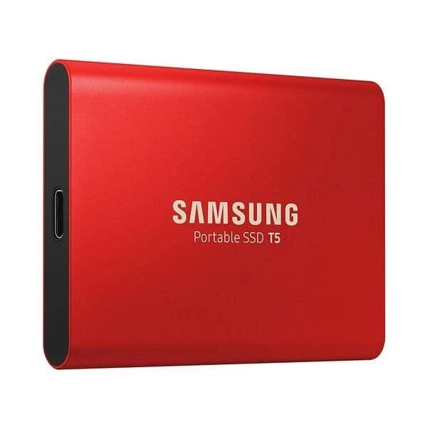 Samsung T5 500GB Portable SSD (Red) - 3