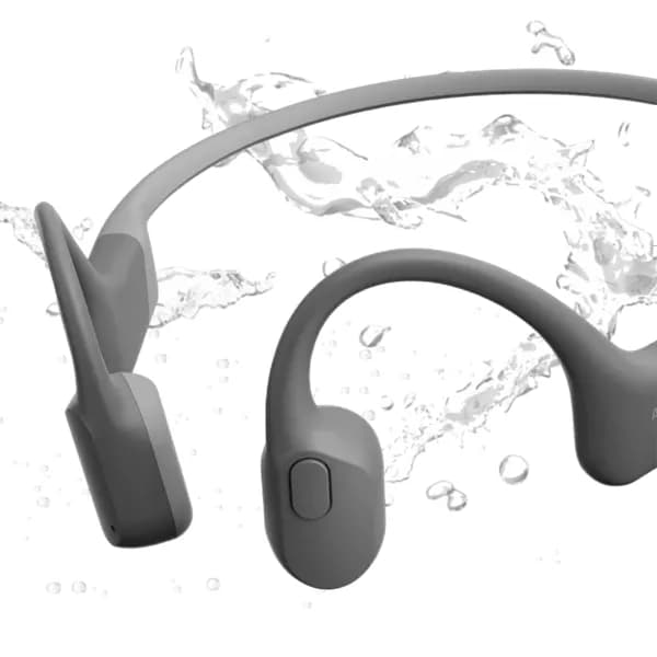 Shokz OpenRun Wireless Open-Ear Bluetooth Headphone, Grey - 3