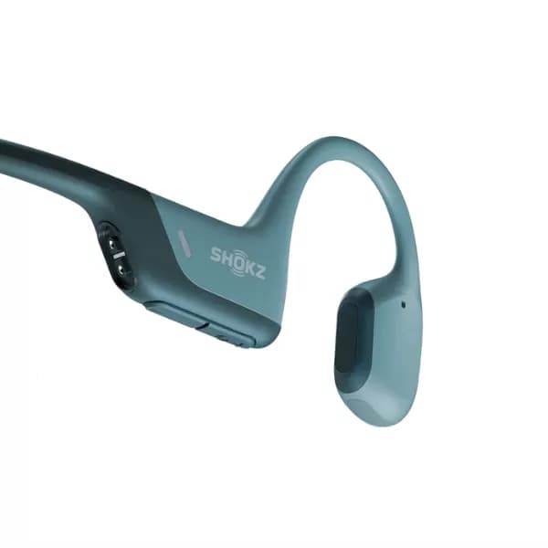Shokz OpenRun Pro Premium Bone Conduction Open-Ear Bluetooth Sport Headphones (Blue) - 3