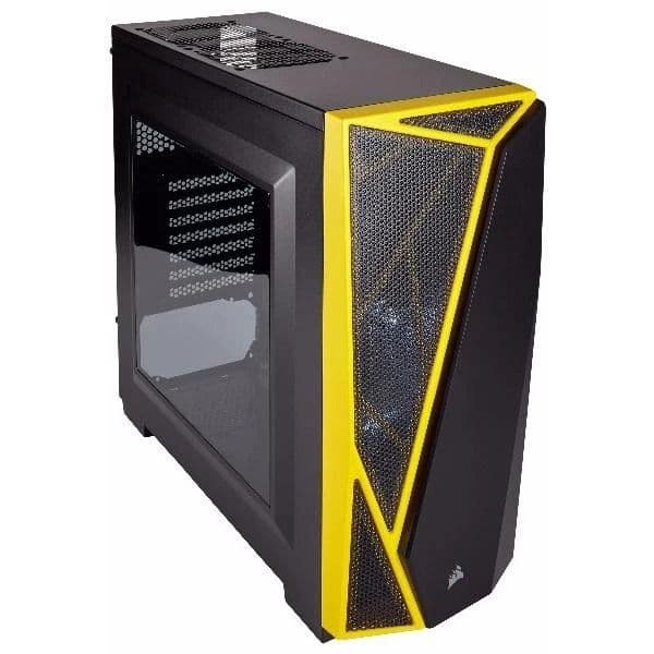 Corsair SPEC 04 Carbide Series Black/Yellow Mid Tower PC Cabinet - 2