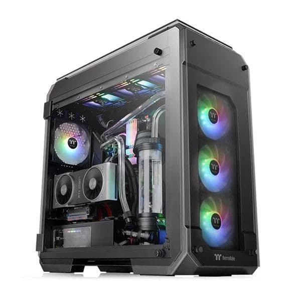 Thermaltake View 71 ARGB  E-ATX Full Tower Gaming Cabinet (Black) - 1
