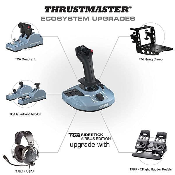 Thrustmaster TCA Sidestick Airbus Edition | Airbus Official | Flight Game Controller | Joystick | PC - 3