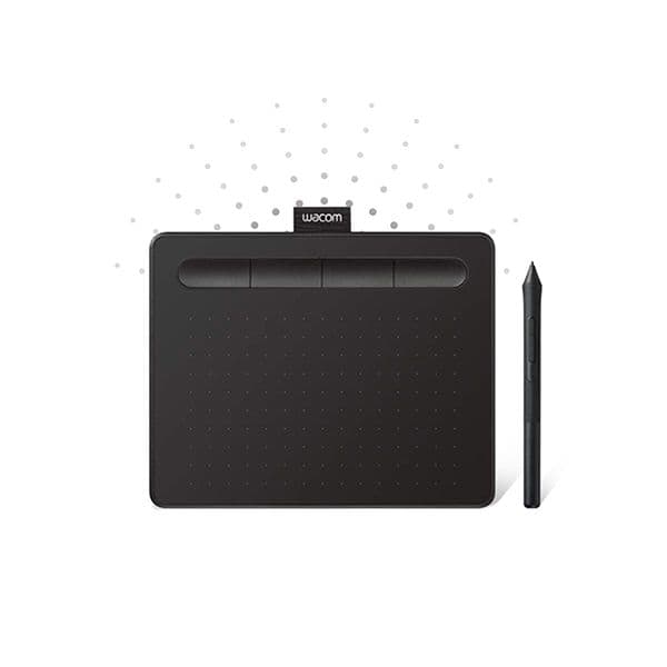 Wacom Intuos CTL-4100WL/K0-CX Digital Graphics Pen Tablet for Drawing (Black) - 1