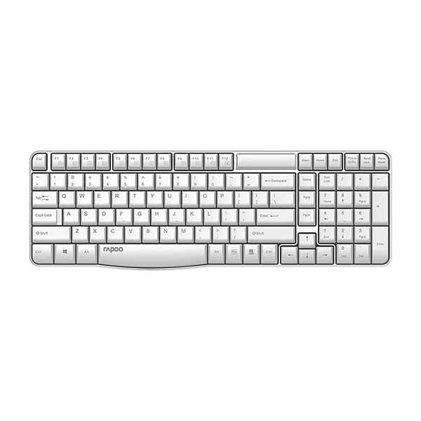 Rapoo X1800S Wireless Optical Keyboard &amp; Mouse Combo (White) - 3