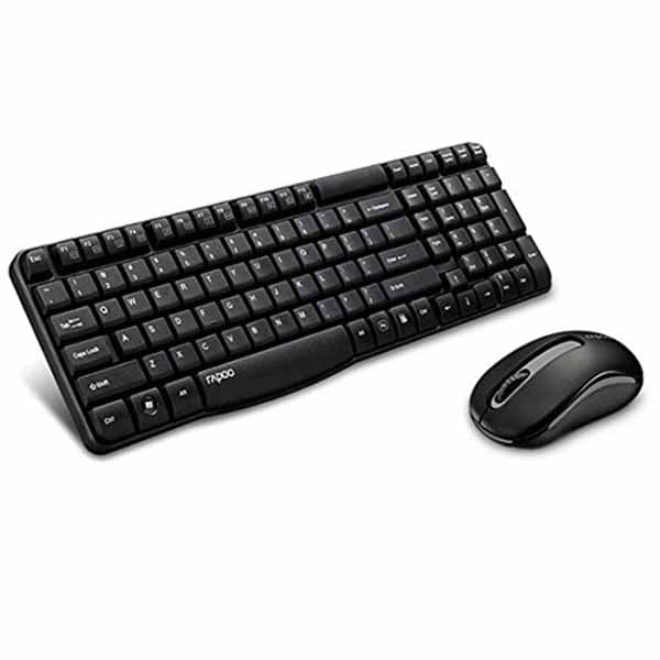 Rapoo X1800S Wireless Optical Keyboard &amp; Mouse Combo - Black - 4