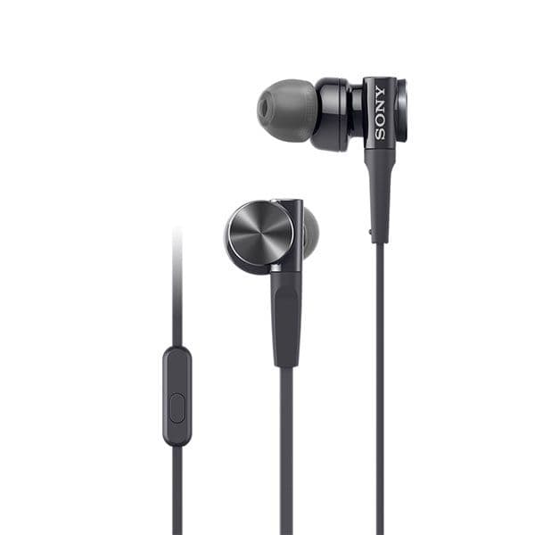 Sony MDR-XB75AP Wired Extra Bass in-Ear Headphones - Black - 1