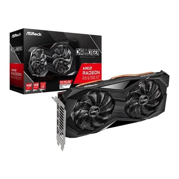 Asrock RX 6700 XT Challenger D 12GB Graphics Card - 1