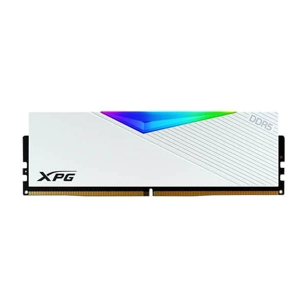 Adata XPG LANCER RGB 16GB (16GBx1) DDR5 5200MHz RAM (White) - 1