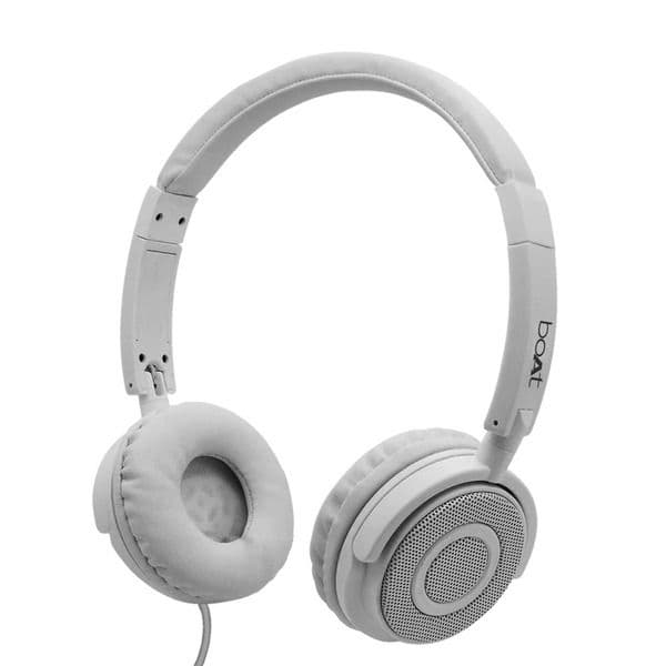 boAt Bassheads 900 Headphone (White) - 1