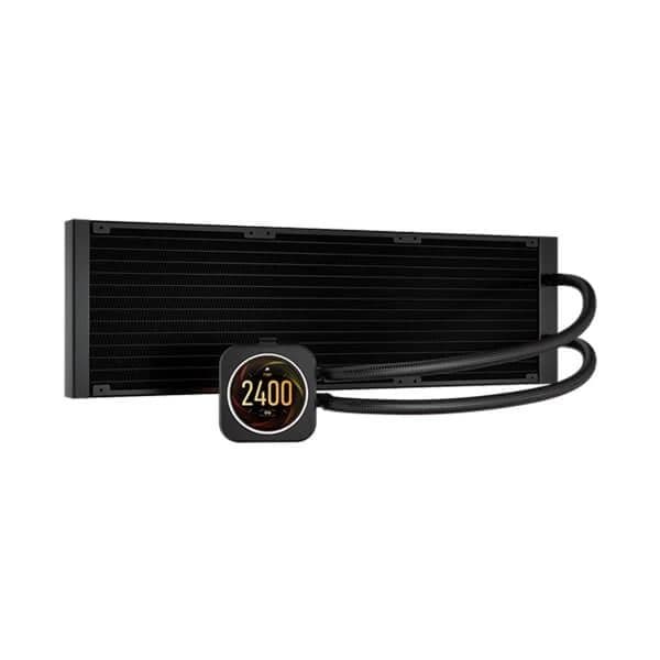 Corsair ICUE H170i Elite LCD Display CPU Liquid Cooler (Black) - 3
