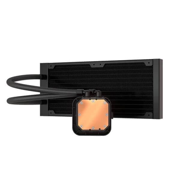 Corsair ICUE H100i Elite LCD Display CPU Liquid Cooler (Black) - 4