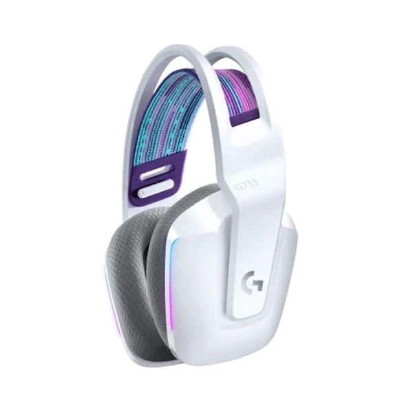 Logitech G733 Lightspeed RGB Gaming Headset - White - 2