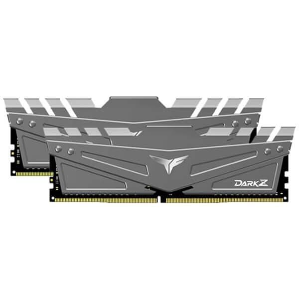 TeamGroup T-Force DARK Z 16GB (8GBx2) DDR4 3600MHz Gray Desktop RAM - 1