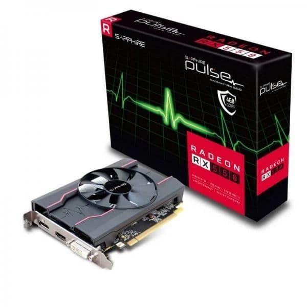 Sapphire RX 550 Pulse OC 4GB Graphics Card - 1