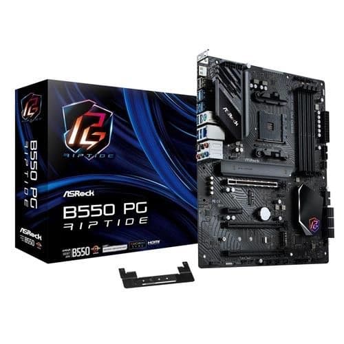 ASRock B550 PG Riptide AM4 AMD B550 ATX AMD Motherboard - 1