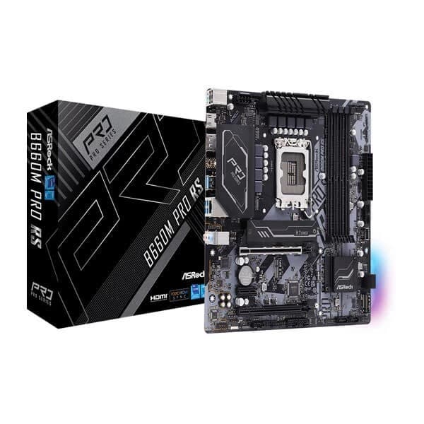 ASRock B660M Pro RS Intel Motherboard - 1