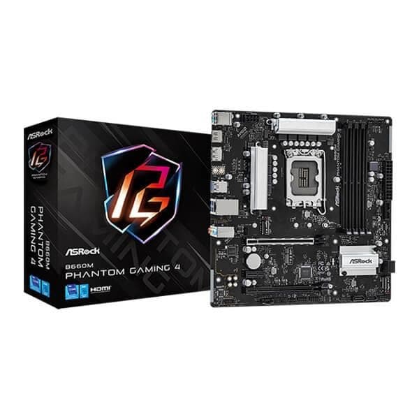 AsRock B660M Phantom Gaming 4 Intel Motherboard - 1