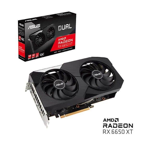 Asus Dual RX 6650 XT OC 8GB Gaming Graphics Card - 1