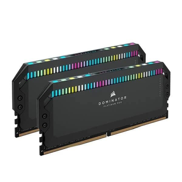 Corsair Dominator Platinum RGB 32GB (16GBx2) DDR5 5600MHz RAM (Black) - 2